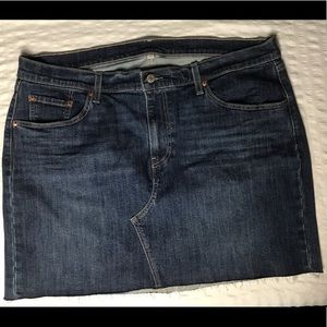 LEVI’S Jean Mini Skirt Cut Off Sample Prototype 18